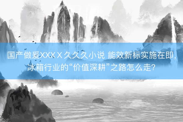 国产做爰XXXⅩ久久久小说 能效新标实施在即，冰箱行业的“价值深耕”之路怎么走？