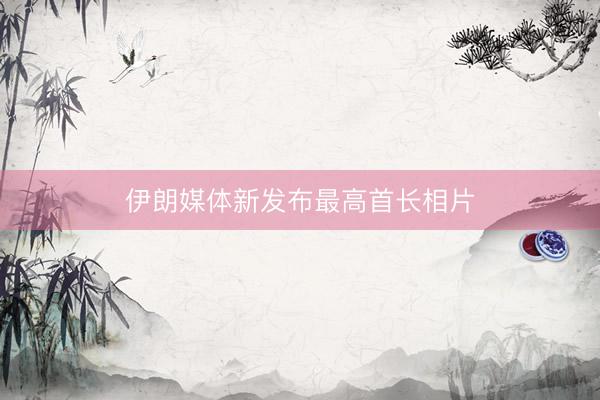 伊朗媒体新发布最高首长相片