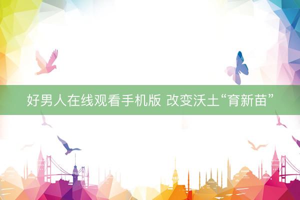 好男人在线观看手机版 改变沃土“育新苗”